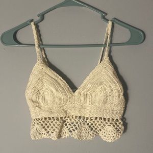 American Eagle crocheted bralette size XS
